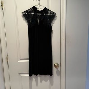 White House black market velvet dress